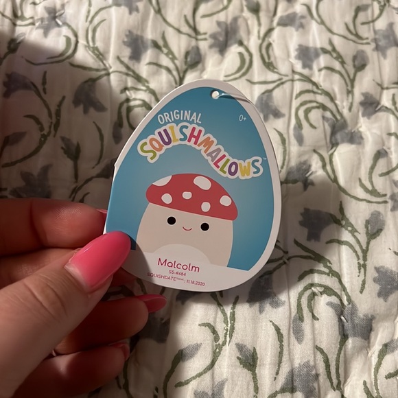 Malcolm The Mushroom Squishmallow 5” - Picture 3 of 5